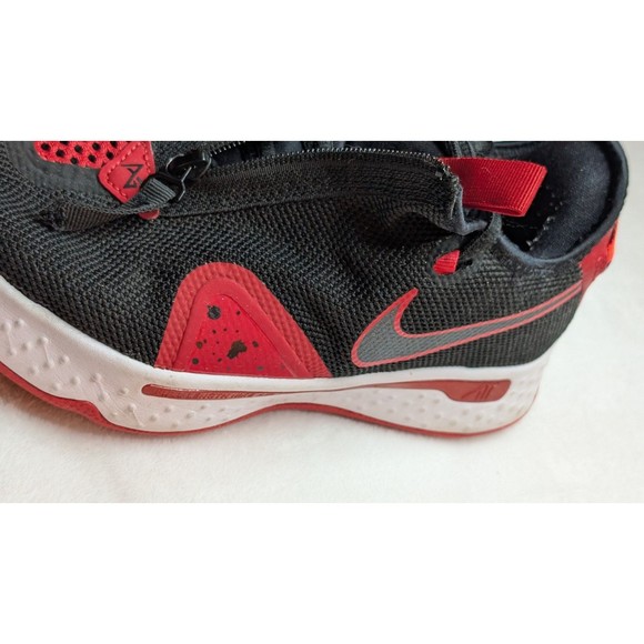 Nike PG4 Paul George Wh/Red/Blk/ University  Men's (5) Shoes #CD5079-003 - Picture 13 of 16